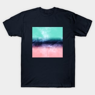 Modern watercolor abstract paint T-Shirt